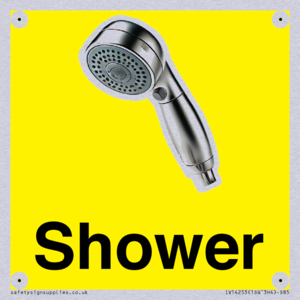 Shower Dementia Friendly Yellow 